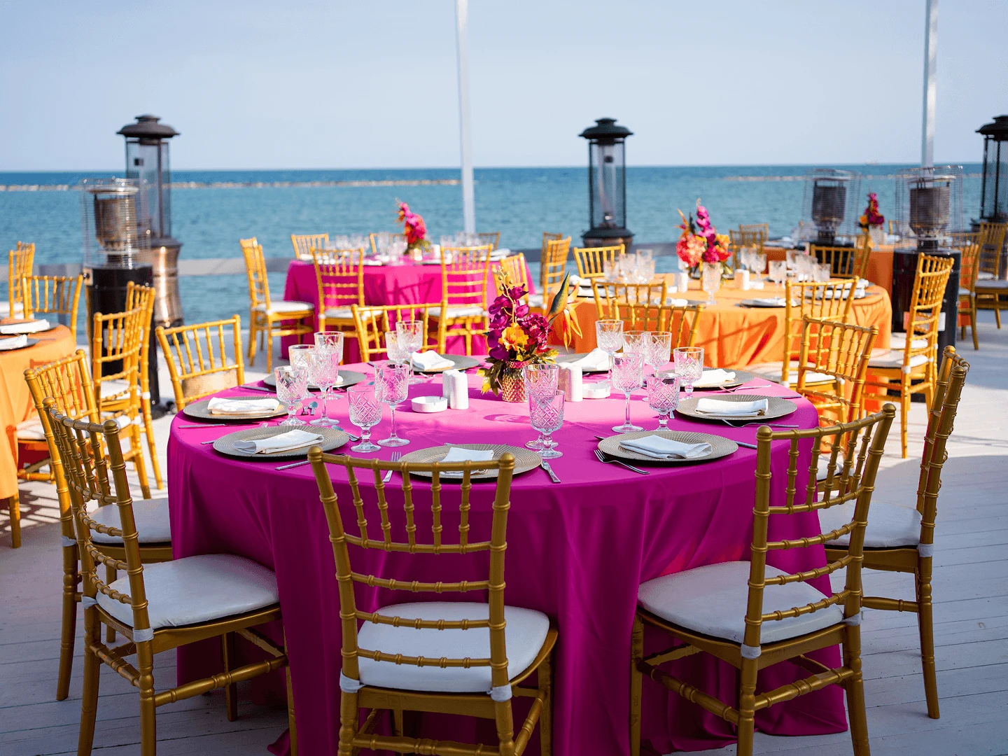 Catering service at a corporate event in Cyprus — the largest single line in an event budget.